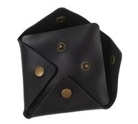 LIGIGWASH Mini Leather Coin Pouch Small Coin Storage Bag for Travel Office and Daily Use Practical Retro Design Matte