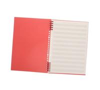 LIGIGWASH Musical Notebook for Boys and Girls Vintage Red Detachable Loose Leaf Music Composition Book Stave Paper for Guitar Piano Music Notation