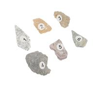 LIGIGWASH Natural Stone Specimens Teaching with Ore Samples for School Science Education Mineral Stones Collection for Elementary Experiments and Stem Learning