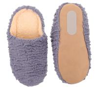 LIGIGWASH Non Slip Silent Soft Sole Slippers for Men and Women Washable Indoor Guest Shoes with Noise Reduction Ergonomic Comfort for Spring Autumn Winter Gray