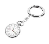 LIGIGWASH Nurse Watch Luminous Pocket Watch Silver Stainless Steel Luminous Dial Medical Nurse Essentials for Healthcare Professionals and Students