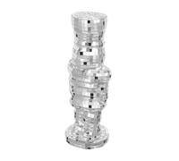 LIGIGWASH Nutcracker Soldier Christmas Decorations Funny Nutcracker Christmas Decoration Figurine Ornament Xmas Ornament Glass Silver