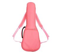 LIGIGWASH Padded Ukulele Carry Bag Portable Soft Case with Two Way Zipper Comfortable Breathable Backpack for Travel and Daily Use Stylish Pink for Men and Women