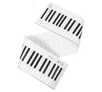 LIGIGWASH Piano Finger Training Mat 88-key Full-size Keyboard Pad Waterproof Fingering Practice Guide for Beginners Music Students