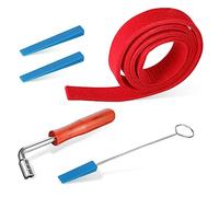 LIGIGWASH Piano Tuning Tools 6pcs Set with Tuning Hammer, Wrench, Vocal Band, Damper Sticks, and Blocks for Professional Piano Repair and Maintenance