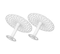 LIGIGWASH Pickle Fermentation Weight Press Plate for Wide Mouth Jars 19cm Diameter 2pcs Vegetable Fermenting Lid with Handle for Sauerkraut and Pickled Foods