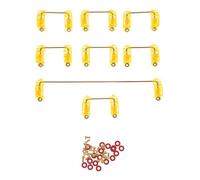 LIGIGWASH Plated Screw Satellite Stabilizer for Mechanical Keyboard Pcb Mount Large Keycap Support Lightweight Portable Design for Enhanced Stability