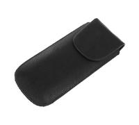 LIGIGWASH Portable 10-hole Harmonica Storage Case Black Pu Leather Harmonica Pouch Protector Bag for Blues Players Compact Container for Travel and Everyday Use