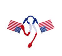 LIGIGWASH Portable Lightweight American Flag Headband with Handswing for Independence Day and Labor Day Parties Comfortable Usa Themed Hair Accessory for Graduation and Sports Fans