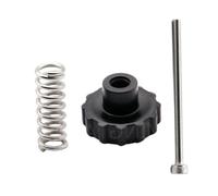 LIGIGWASH Printer Heated Bed Leveling Kit with Screws Nuts Springs Plastic Parts for Hot Bed Stability and Easy Platform Black
