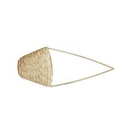 LIGIGWASH Rattan Woven Handbag for Women Handmade Mini Purse Versatile Crossbody Bag for Work Travel and Daily Use Stylish Straw Satchel with Comfortable Handle for All Seasons