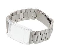 LIGIGWASH Replacement Metal Watch Band for Whoop Durable Silver Strap with Solid Case for Men Women Secure Fit for Daily Wear Enhanced Protection Against Impact