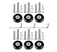 LIGIGWASH Replacement Wheels for Luggage Suitcase Spare Luggage Wheels Assembly Rubber Mute Technology Spare Part for Travel Suitcase Maintenance
