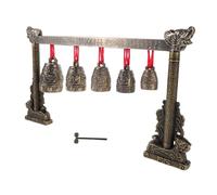 LIGIGWASH Retro Chinese Bells Single Bells Handbells Percussion Instrument Indoor Chimes Decor