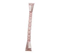 LIGIGWASH Rhinestone Diamond Watch Strap for Rose Pink Stainless Steel Bracelet with Corrosion Resistant Finish Elegant and Comfortable Wristband for Women