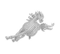 LIGIGWASH Rhinestone Horse Brooch Pin Alloy Sturdy Build Zodiac Animal Accessory for Shawls Scarves Dress Decoration Vintage Chinese Style Lapel Pin for Men Women
