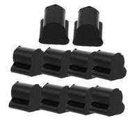 LIGIGWASH Rubber Valve Stopper Pads Black 10 Pcs Easy Installation Rotary Bumper Stops, 4mm Thick Sturdy Parts Reducing Wear and Tear for French Horn and Tuba for Brass Instruments
