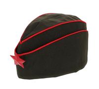 LIGIGWASH Russian Sailor Hat with Reinforced Edge for Dance Performances Lightweight Breathable Boat Hat for Men and Women Classic Navy Style Square Dance Costume Accessory