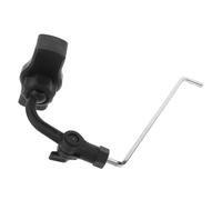 LIGIGWASH Saxophone Music Lyre Phone Mount Clip Holder with Button Black Saxophone Phone Holder for Alto Sax Secure Music Clip Stand Suitable for Band Practice and Performances