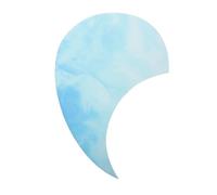 LIGIGWASH Self-adhesive Guitar Pickguard Scratch Plate Sticker in Comma Shape for Acoustic and Folk Guitars, Resin Material Stylish Appearance, Easy Installation for Strumming Protection