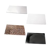 LIGIGWASH Self Adhesive Mirror Surface Guitar Pickguard Sheet Acrylic PVC Scratch Plate Material for Acoustic Guitar Bass DIY Custom Pickguard with Protective Film