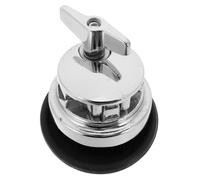 LIGIGWASH Silver Plated Iron Adjustable Drum Saddle Clamp Sleek Stylish Design Enhance Comfort Unique Tom Base for Drum Kit Accessories