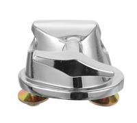 LIGIGWASH Silver-plated Iron Tom Stand Clamp Drum Kit Mount Bracket Floor Tom Leg Base Percussion Instrument Parts Compatible with Various Drum Easy Installation Design