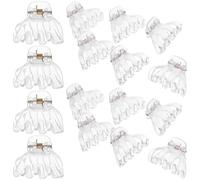 LIGIGWASH Small Octopus Curling Hair Claw Clips for Plastic Mini Ocean Animal Hair Claws with Teeth Design and Smooth Bottom and Styling Accessories for Daily Use