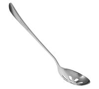LIGIGWASH Small Stainless Steel Slotted Spoon Ergonomic Kitchen Utensil for Straining Soup and Serving Fruits Lightweight Design for Easy Cleaning and Precise Food Handling