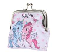 LIGIGWASH Small Unicorn Purse for Women Portable Decorative Coin Pouch with Lightweight Material Unique Chic Design for Travel and Daily Use Compact Wallet for Keys and Coins