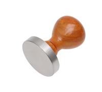 LIGIGWASH Stainless Steel Coffee Bean Press Tool with Wooden Handle Espresso Tamper for Home Cafe Bar Professional Coffee Accessories Ergonomic Grip Solid Food Grade