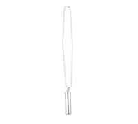 LIGIGWASH Stainless Steel Cylinder Keepsake Pendant Memorial Urn Necklace for Men Women Holder with Chain