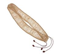 LIGIGWASH Steel Tongue Drum Rope Cover 12-inch Woven Rattan-style Hemp Wrapping Cord for Ethereal Drum Protective Sleeve for Secure Tying and Transport