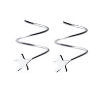 LIGIGWASH Sterling Silver Star Ear Studs Elegant Sleek Ear Accessories Hypoallergenic Women Daily Wear