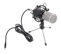 LIGIGWASH Sturdy Microphone Ktv Microphone Mic with Steel Mesh Zinc Alloy Build Electroplating Technology Assorted Color Produce Beautiful Sound Effects Equivalent Noise Level Random Color