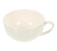 LIGIGWASH Stylish Large Capacity Ceramic Breakfast Mug with Handle Bone China Porcelain Cup for Milk Oatmeal Cereal Multipurpose Microwave Safe Water Holder for Home and Office