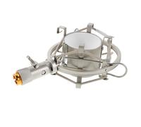 LIGIGWASH Suspension Shock Mount Clip for Condenser Microphones High Isolation Vibration Absorber with Metal Build Lightweight Design for Studio Recording and Live Streaming