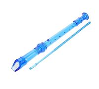 LIGIGWASH Swan 8-Hole Kids Soprano Recorder Beginner Practice Clarinet in Blue Musical Instrument for Children and Toddlers for Educational Fun