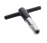 LIGIGWASH T-handle Drum Key Wrench Tool with Black Silicone Cover Metal Drum Set Tuning Instrument for Drummers and Beginners Universal Snare and Bass Accessory