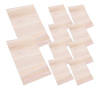 LIGIGWASH Taekwondo Breaking Boards 10pcs and Reaction Capacity Training Wooden Versatile Performing Boards in Khaki for Martial Arts Training Suitable for Karate