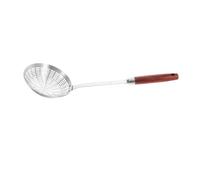 LIGIGWASH Thickened Stainless Steel Skimmer Spoon Large Mesh Strainer for Deep Frying and Hot Pot Heavy Duty Slotted Ladle with Oil Design for Quick Filtration Multifunctional Kitchen
