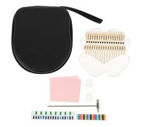 LIGIGWASH Tone Crystal Thumb Piano Kalimba Clover Shape Portable Music for Beginners with Resonant Sound and Easy Operation