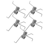 LIGIGWASH Torsional Spring Trash Can Lid Repair 10Pcs Metal Springs Touchless Foot Pedal and Hand Press Switch for Commercial Use