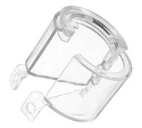 LIGIGWASH Transparent Push Button Cover with Removable Base Single-Button Switch Protector for Emergency Stop Safety Locking Design Prevents Accidental Activation Suitable for Power Switches
