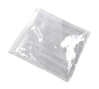 LIGIGWASH Transparent PVC Cards Holder Compact Change Purse Lightweight Wallet for Easy Access and Safe Storage and Water-Resistant Practical Gift for Daily Use and Travel