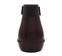 LIGIGWASH Trombone Mute Practice Mute Semi-Enclosed Alto Tenor Trombone Accessories ABS Dark Red Hat Jazz Training Silencer Cup Bass Stand Copper Horn