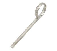 LIGIGWASH Trumpet Slide Finger Ring Rust Resistant Replacement Pull Ring for Cornet and Trumpet Players Small Lightweight Silver Accessory for Musical Instrument Maintenance