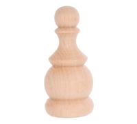 LIGIGWASH Unfinished Solid Wood Finials for Beds and Furniture Classic Roman Bridge Design Decorative Staircase and Post Toppers Wooden Craft Accents for Home Decor