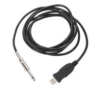 LIGIGWASH USB Guitar Cable for PC Recording and Audio Linking High Compatibility Electric Guitar Connector Cord Flexible for Smartphones and Computers