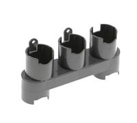 LIGIGWASH Vacuum Cleaner Brush Holder Wall Mount Space-Saving Plastic Black Storage Bracket for Organizing Home Accessories